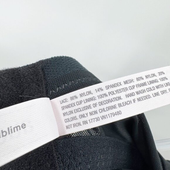 NEW Auden Sublime Lace Plunge Push Up Bra - Black - Picture 8 of 15